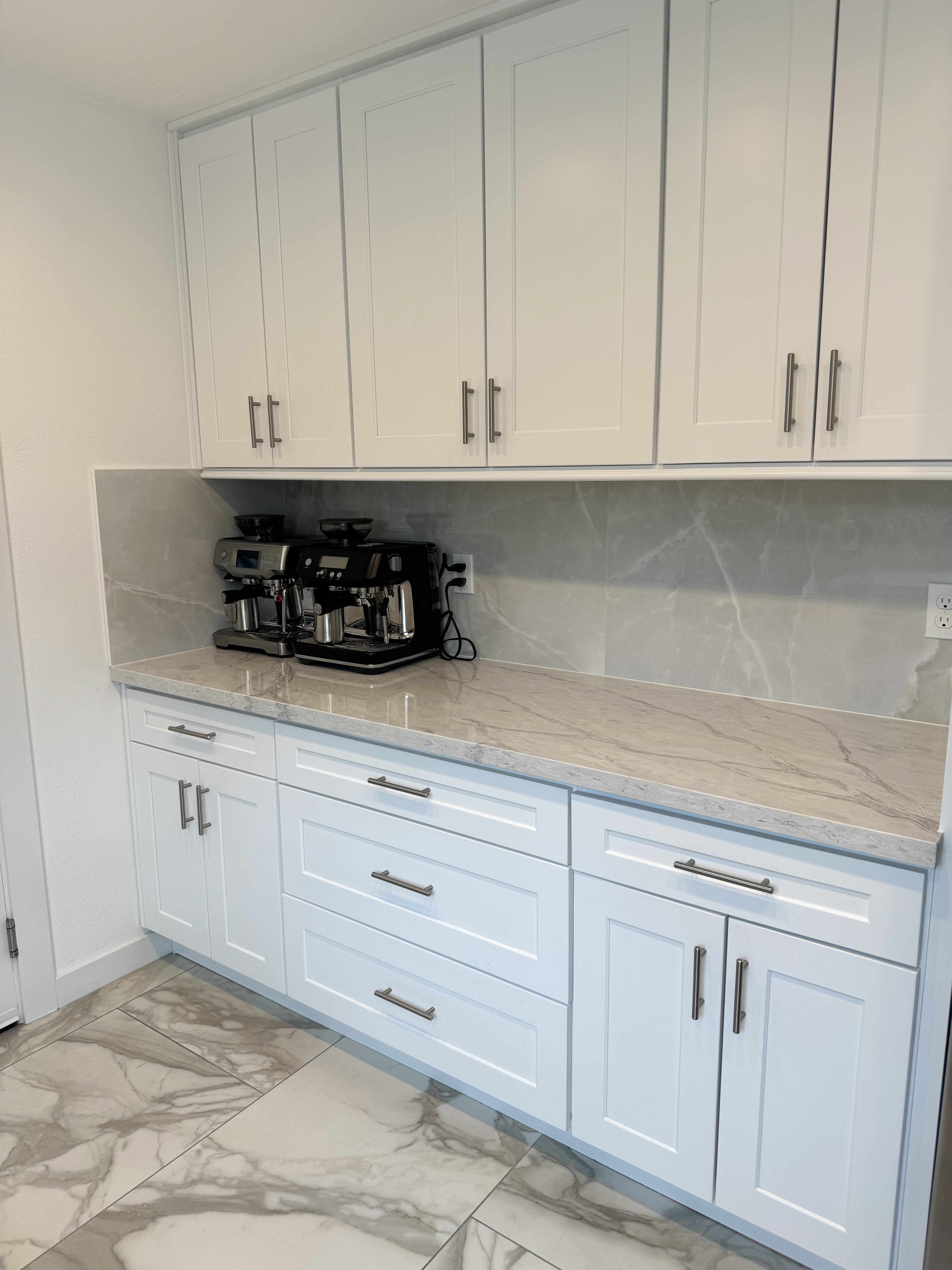Kitchen countertop installation